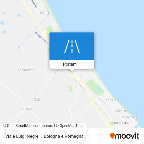 Mappa Viale Luigi Negrelli