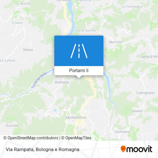 Mappa Via Rampata