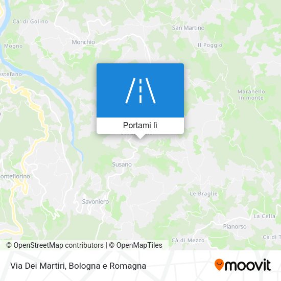 Mappa Via Dei Martiri