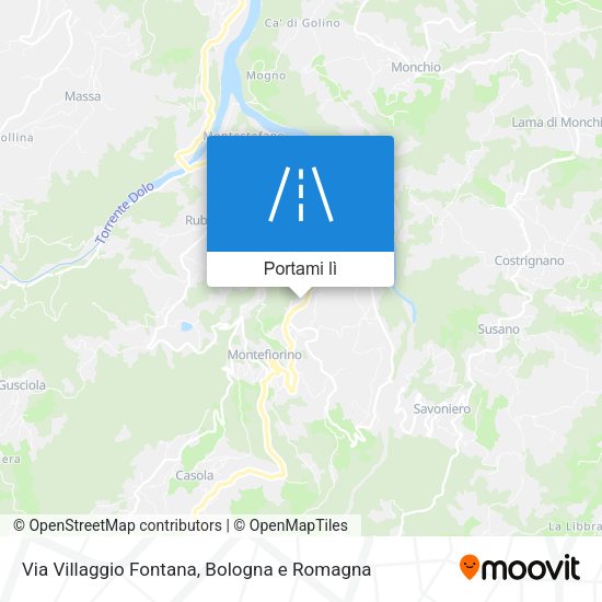 Mappa Via Villaggio Fontana