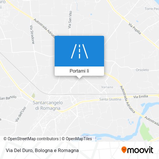 Mappa Via Del Duro