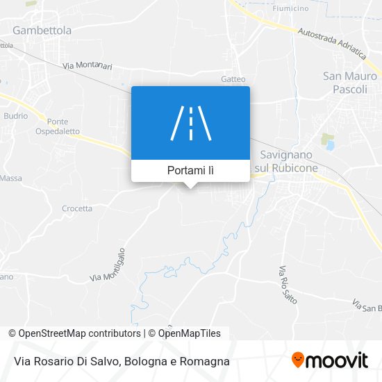 Mappa Via Rosario Di Salvo