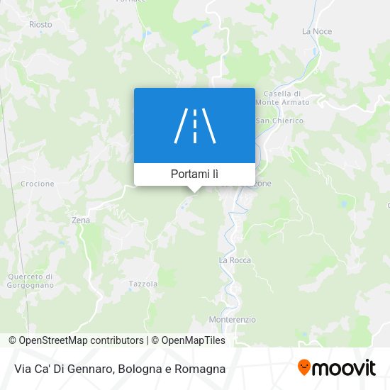 Mappa Via Ca' Di Gennaro