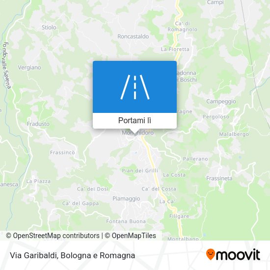 Mappa Via Garibaldi