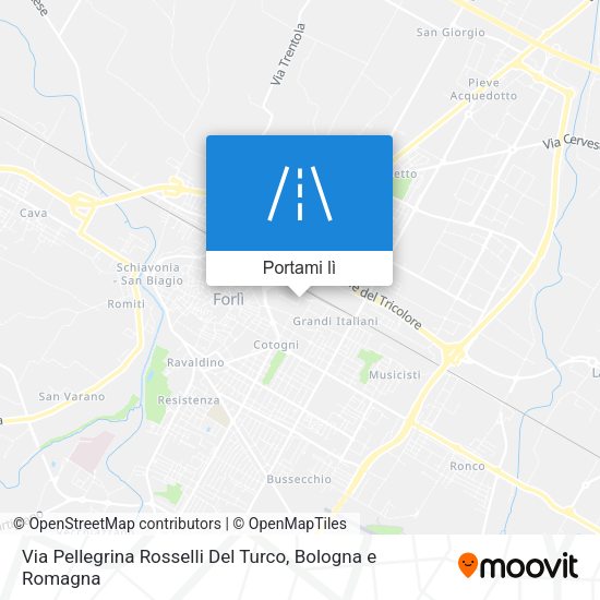 Mappa Via Pellegrina Rosselli Del Turco