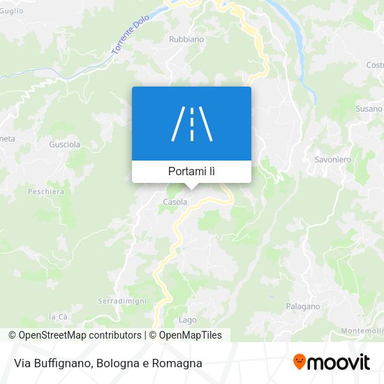 Mappa Via Buffignano