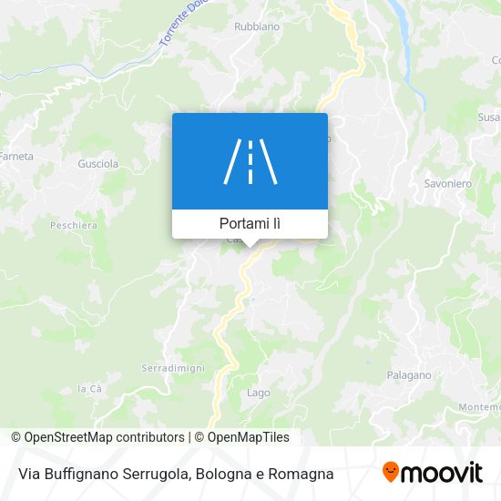 Mappa Via Buffignano Serrugola
