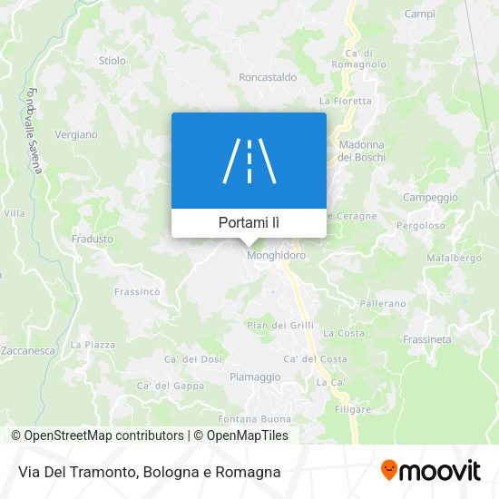 Mappa Via Del Tramonto