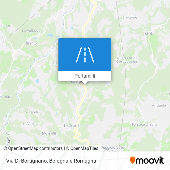 Mappa Via Di Bortignano