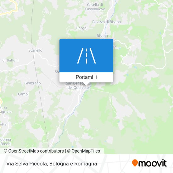 Mappa Via Selva Piccola