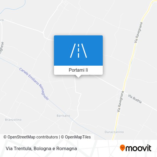 Mappa Via Trentula
