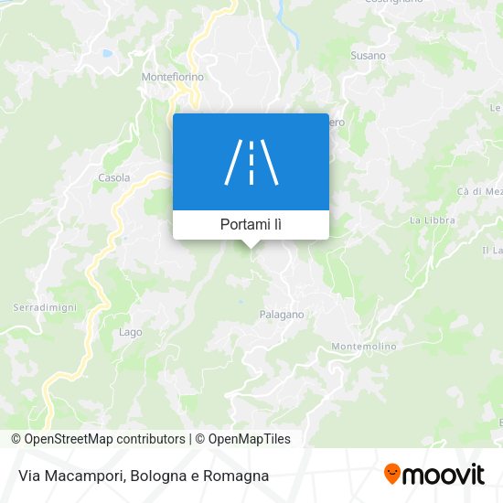 Mappa Via Macampori
