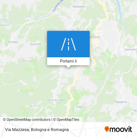 Mappa Via Mazzesa