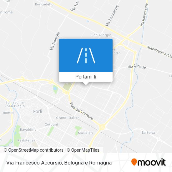Mappa Via Francesco Accursio