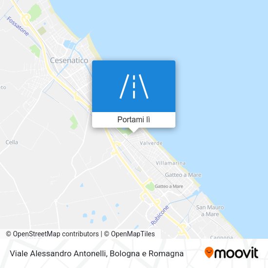 Mappa Viale Alessandro Antonelli