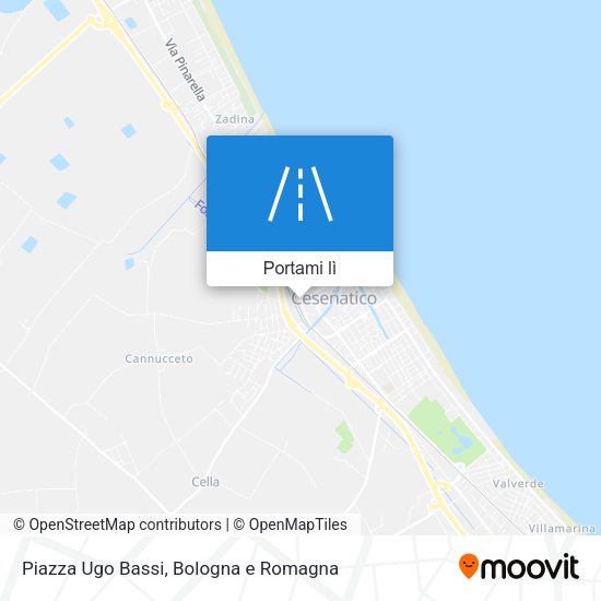 Mappa Piazza Ugo Bassi
