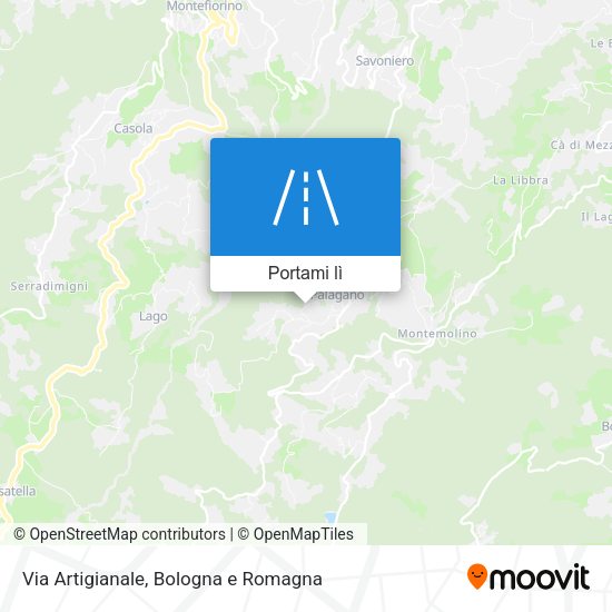 Mappa Via Artigianale