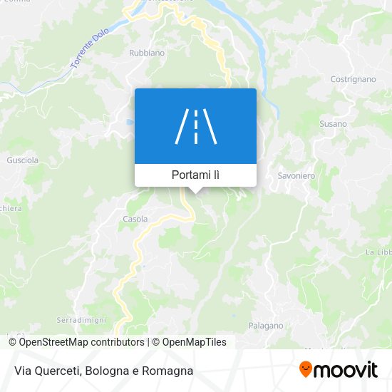 Mappa Via Querceti