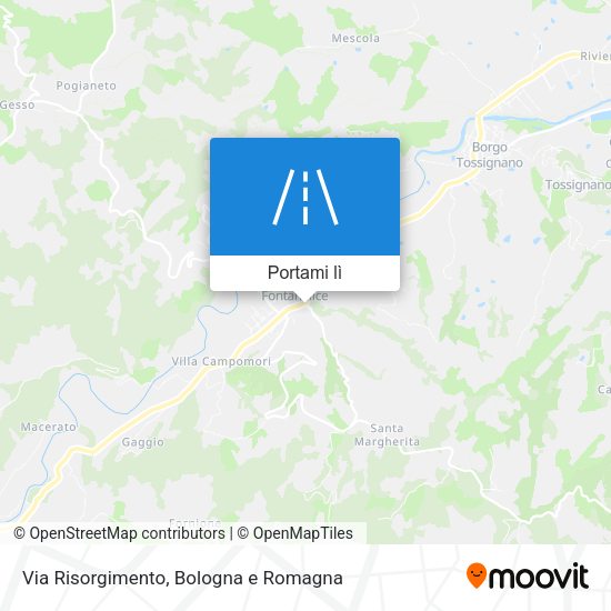 Mappa Via Risorgimento