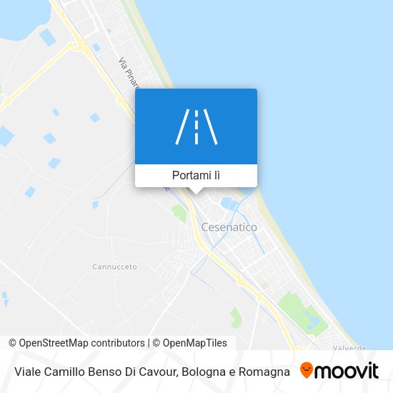 Mappa Viale Camillo Benso Di Cavour