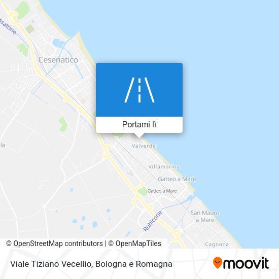 Mappa Viale Tiziano Vecellio