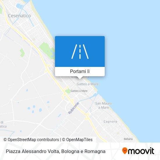Mappa Piazza Alessandro Volta