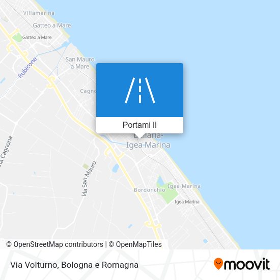 Mappa Via Volturno