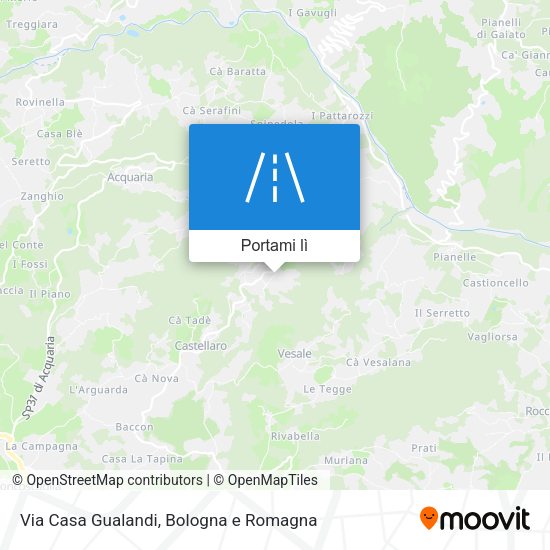 Mappa Via Casa Gualandi
