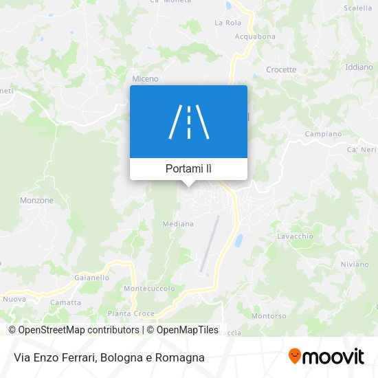Mappa Via Enzo Ferrari