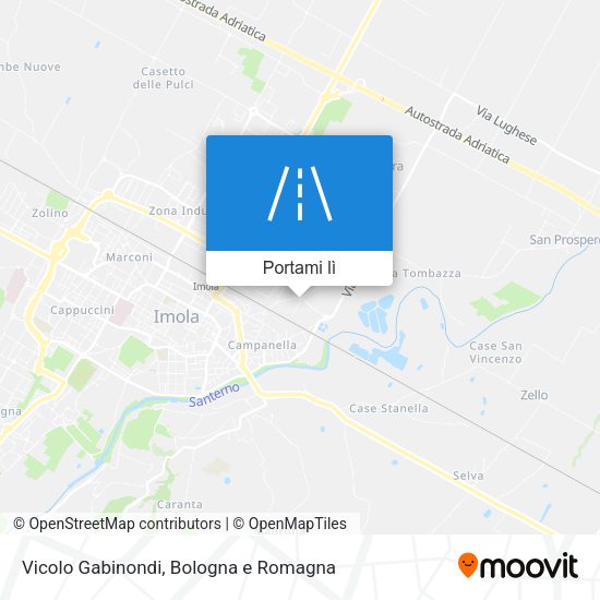 Mappa Vicolo Gabinondi