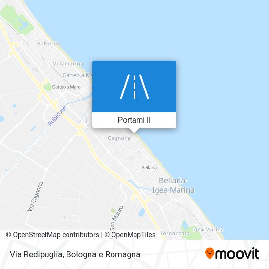 Mappa Via Redipuglia