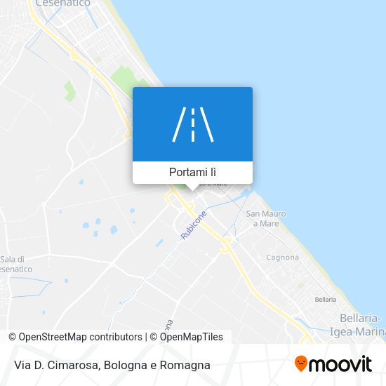 Mappa Via D. Cimarosa