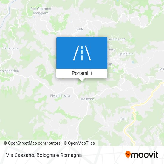 Mappa Via Cassano