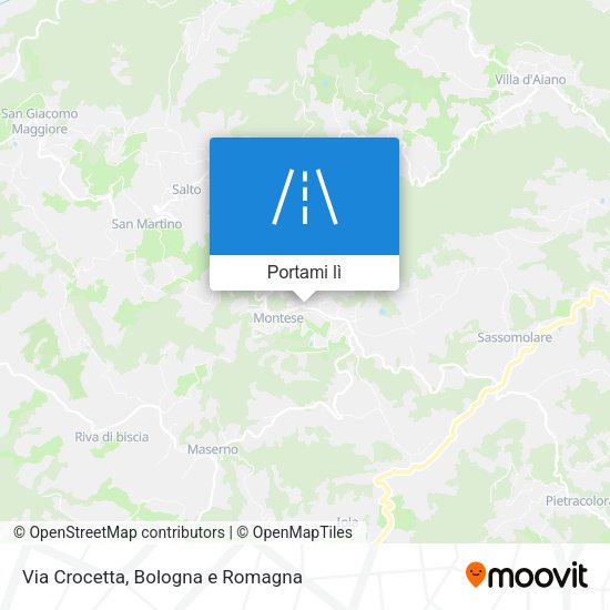 Mappa Via Crocetta