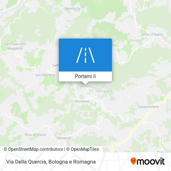 Mappa Via Della Quercia