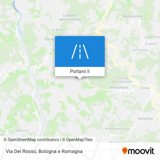 Mappa Via Del Rosso