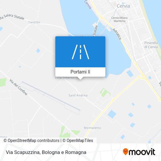 Mappa Via Scapuzzina