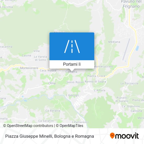 Mappa Piazza Giuseppe Minelli