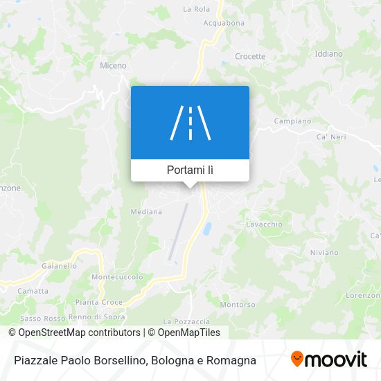 Mappa Piazzale Paolo Borsellino