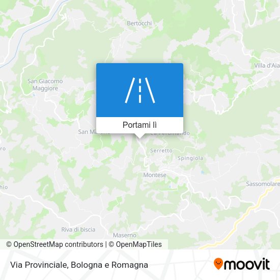 Mappa Via Provinciale