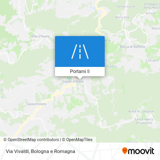 Mappa Via Vivaldi