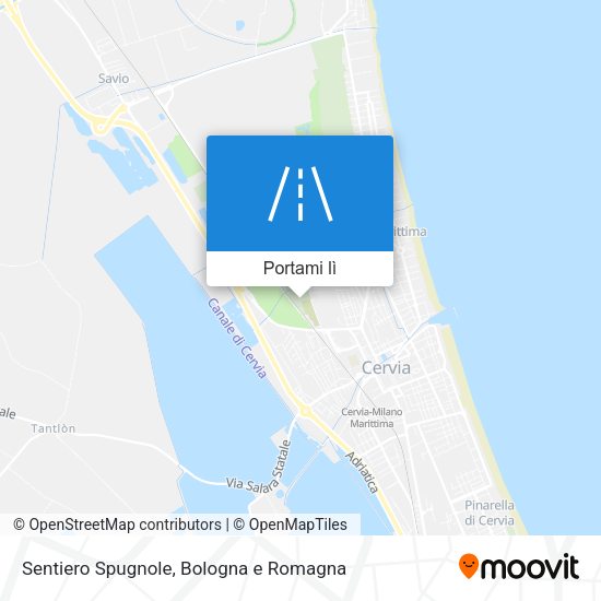 Mappa Sentiero Spugnole