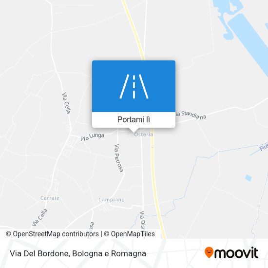 Mappa Via Del Bordone