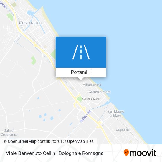 Mappa Viale Benvenuto Cellini