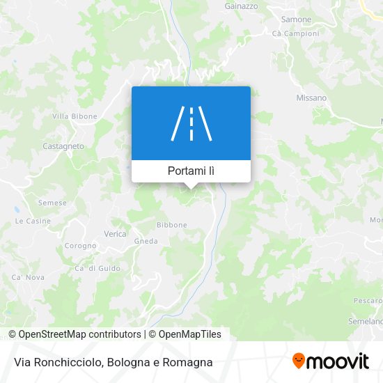Mappa Via Ronchicciolo
