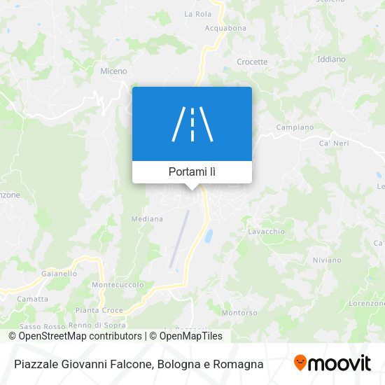 Mappa Piazzale Giovanni Falcone