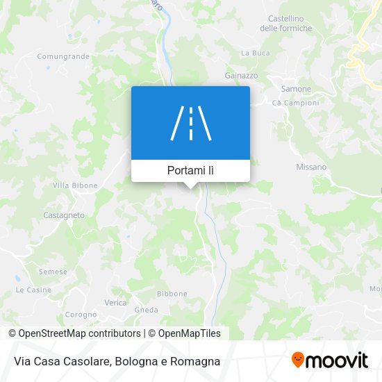 Mappa Via Casa Casolare