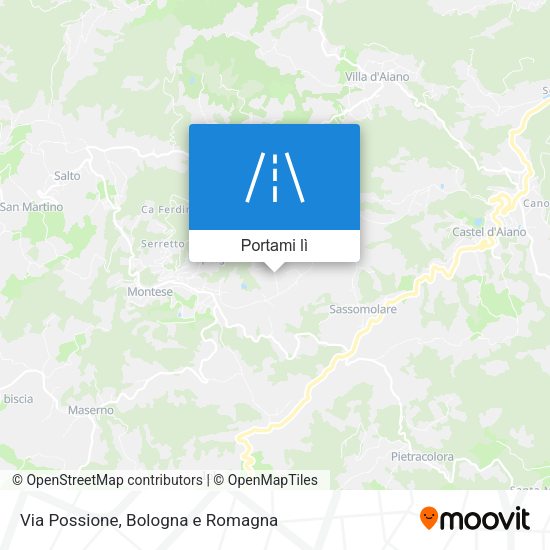 Mappa Via Possione