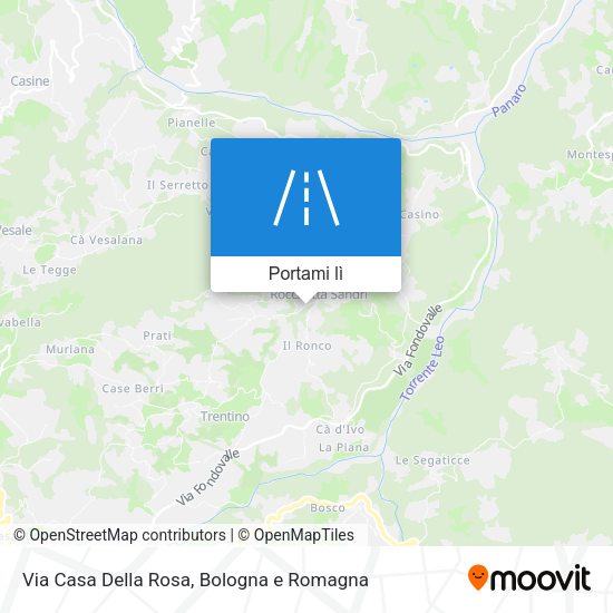 Mappa Via Casa Della Rosa