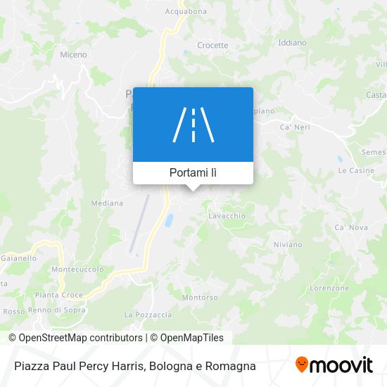 Mappa Piazza Paul Percy Harris